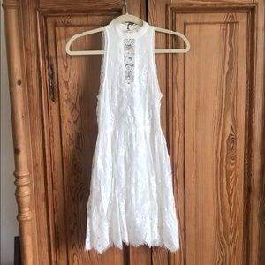 Free people white lace dress